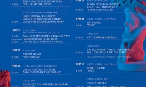 Torino Jazz Festival - IX Edizione', 19 – 27 Giugno 2021